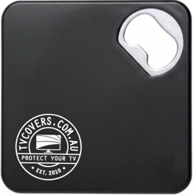 Drink Coaster with Bottle Opener