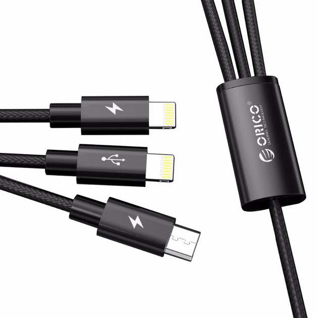 Charging Cable UTS3 (2 x Apple, 1 x Micro USB)